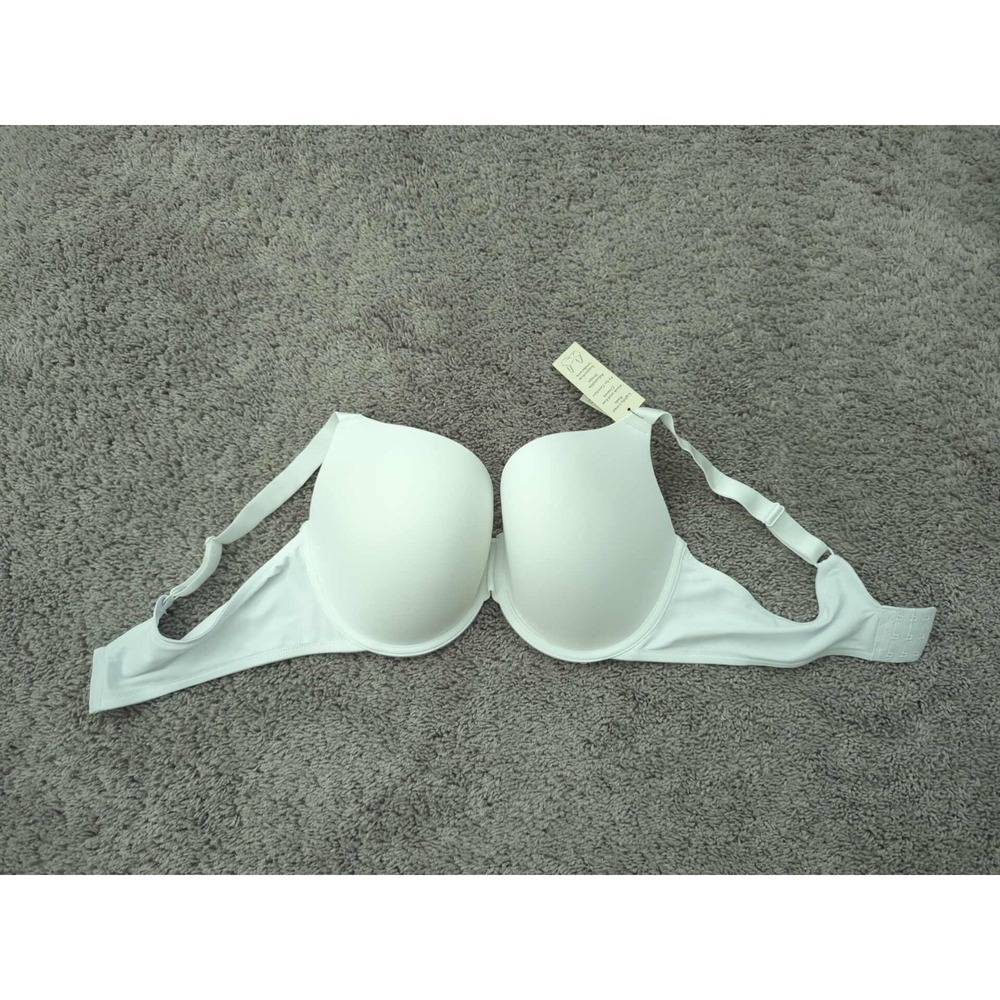No Boundaries T-Shirt Bra Womens 42C White Underwire Adjustableโ Strap NWT